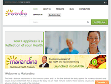 Tablet Screenshot of mariandina.com